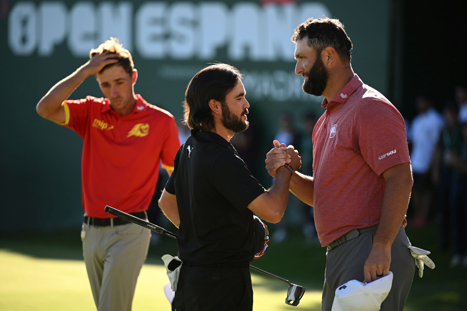 Jon Rahm a Angel Hidalgo (Foto: Getty Images)